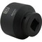 Dynamic 1" Drive Standard Socket, Black Phosphate, Tools 2-9/16" X 1" Drive, 6 Point Standard Length D025381 - alternate 2